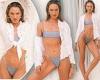 Candice Swanepoel is bikini-clad as she offers up two new looks to promote ...