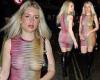 Lottie Moss leaves little to the imagination in a VERY revealing optical ...