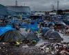 Images reveal the squalid, rubbish-strewn shanty camp where migrants wait to ...