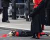 Female soldier from Household Cavalry faints before Remembrance Sunday service ...