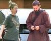 Shia LaBeouf heads out at LAX dressed as a Monk after saying goodbye to Mia Goth
