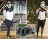 Tiger Woods, 45, is seen walking without crutches for the FIRST TIME since ...