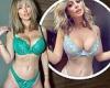 Rhian Sugden showcases her incredible physique in green lingerie