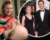 Pregnant Joanna Page shows off enormous baby bump as she prepares to welcome ...