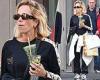Pip Edwards cuts a casual figure as she enjoys a shopping spree in New York