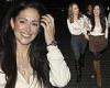 Casey Batchelor nails autumnal chic as she steps out for a girly night out ...