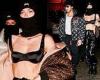 Delilah Hamlin flashes her cleavage in black bra at Tyga's ski-themed West ...