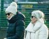 Holly Willoughby steps out for stroll with her mother Linda after falling ill ...