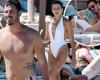 Bachelor star Ben Higgins beams alongside swimsuit clad wife Jessica Clarke ...