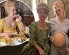'Pregnancy cravings!' Elle Fanning shares hilarious snacking snaps from the set ...