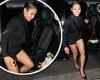 Karen Hauer makes a leggy display in tiny black shorts and blazer at It Takes ...