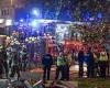 Rescuers save eight people as 100 are evacuated after 'arson attack' on 10th ...