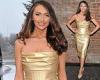 Charlotte Dawson flaunts her incredible weight loss in a figure hugging gold ...