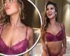 Ferne McCann showcases her toned midriff in lingerie set while posing for ...