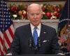 Biden will urge Americans to get vaccinated and receive a booster to combat the ...