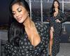 Nicole Scherzinger puts on busty display in plunging black dress as on the ...