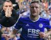 sport news Leicester: Brendan Rodgers admits he could be forced to rest Jamie Vardy ...