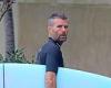 Pete Evans comes out of hiding and reveals his greying hair and beard in Bondi ...