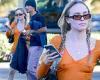 Johnny Depp's daughter Lily-Rose Depp goes bra-free in sheer top as she walks ...