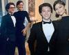 Zendaya cuddles up with beau Tom Holland backstage at Ballon d'Or awards in ...
