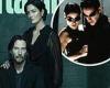 The Matrix Resurrections stars Keanu Reeves and Carrie-Anne Moss cuddle, talk ...