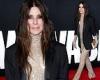 Sandra Bullock shimmers in a sequined jumpsuit at the premiere of The ...