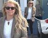 Britney Spears makes quick bathroom stop at a gas station while driving in LA