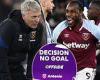sport news David Moyes is left frustrated after VAR check pegs West Ham back to 1-1 draw ...