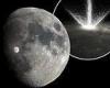 Stunning animation shows dozens of asteroids hitting the moon and blowing up ...