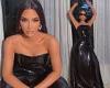 Kim Kardashian rocks a black sequined gown for a glamorous  photo shoot in her ...