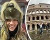 Elsa Pataky goes sightseeing in Rome and poses for some fun snaps at ...