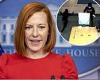 Psaki says the FBI and DOJ are stepping in to track down smash-and-grab gangs