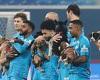 sport news Zenit St Petersburg's players carry out puppies in an adorable display before a ...