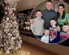 Coleen Rooney showcases glitzy Christmas tree inside her £6m Cheshire mansion