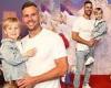 Beau Ryan wears matching outfits with son Jesse, 3, on the red carpet at Sing 2 ...