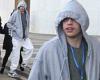 Pete Davidson keeps a low profile in Washington D.C. in a grey hoodie and ...