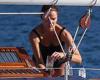 Jodi Gordon parties with pals on a boat in Manly after splitting from boyfriend ...