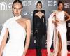 Candice Swanepoel joins Hilary Swank and Alessandra Ambrosio at premiere of ...