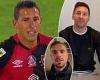 sport news Maxi Rodriguez, 40, is given firework send off after being subbed in last game ...