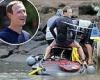 Mark Zuckerberg appears relaxed as he foil boards in Hawaii
