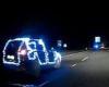 Dublin driver films car covered on fairy lights on the motorway