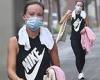 Olivia Wilde showcases her toned figure in lycra workout gear as she leaves the ...