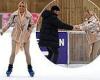 Amber Turner and Dan Edgar get their skates for the TOWIE Christmas special ...