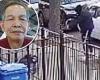 Moment 71-year-old Chinese man is shot multiple times in the head in random ...