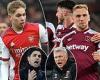 sport news Arsenal and West Ham cannot be separated ahead of their crucial top-four battle ...