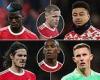 sport news Manchester United face a mass exodus of players with SEVENTEEN first-team stars ...