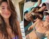 Pia Whitesell shows off her incredible figure and ample assets in a racy bikini ...