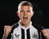 sport news Newcastle United fans left bemused after Kieran Trippier points to the SLEEVE ...