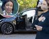 EXCLUSIVE PICTURES: Maya Rudolph shaken up after single-car CRASH with her Tesla
