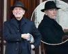 John Malkovich, 68, dons a black coat and trilby hat as he enjoys solo lunch in ...
